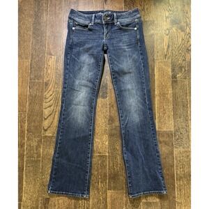 American Eagle Jeans Women's Size 2 Reg (W28xL29.5) Stretch Slim Boot Blue
